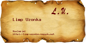 Limp Uzonka névjegykártya